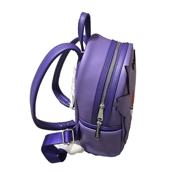 Loungefly Pokemon Gengar Cosplay Mini Backpack Model 0094 Chrome Hardware NEW - Picture 10 of 11